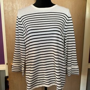 Strip Black/White Long Sleeve